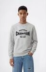 Sweatshirt CHAMPION "SPORTWEAR CREWNECK Standard Fit", Jungen, Gr. L, grau...