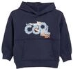 Kapuzensweatshirt S.OLIVER JUNIOR, Jungen, Gr. 92/98, blau, Sweatware,...