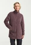 Funktionsmantel JACK WOLFSKIN "HIGH CURL COAT W", Damen, Gr. L, lila (sheer plum),