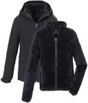 3-in-1-Funktionsjacke KILLTEC "KOW 180 BYS JCKT", Jungen, Gr. 152, schwarz,