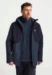 3-in-1-Funktionsjacke JACK WOLFSKIN "STONETRAIL 3IN1 JKT M", Herren, Gr. M, blau