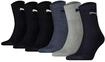 Kurzsocken PUMA "Socken 6er Pack", Damen, Gr. 35-38, N-Gr, bunt (schwarz, blau,