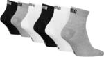 Kurzsocken PUMA, Herren, Gr. 35-38, Sockengr&ouml;&szlig;e, grau, wei&szlig;, schwarz,