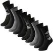 Kurzsocken SCHIESSER "Socken Bluebird 10P 10er Pack", Herren, Gr. 39-42, schwarz