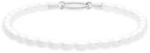 Armband TAMARIS "Pearl Charms", wei&szlig; (edelstahlfarben, wei&szlig;), Armb&auml;nder, Damen,