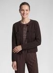 Cardigan RABE, Damen, Gr. 42, braun (mokka), Strick, Obermaterial: 70%...