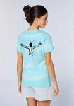 Print-Shirt CHIEMSEE, Damen, Gr. L (42/44), blau (tropical breeze), 100% Baumwolle,