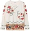T-Shirt SHEEGO BY JOE BROWNS "Langarm-Shirt Langarmshirt mit Blumendruck und