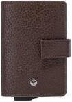 Geldb&ouml;rse JOOP "Geldb&ouml;rse Cardona C-Two E-Cage sv8", Herren, braun, Obermaterial: