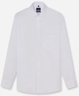 Langarmhemd OLYMP "Luxor Cover Shirt", Herren, Gr. 41, N-Gr, wei&szlig;, Web,