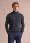 Rollkragenpullover FYNCH-HATTON, Herren, Gr. S, schwarz (navy), Strick,...