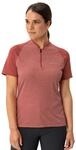 T-Shirt VAUDE "Women's Tamaro HZ Shirt IV", Damen, Gr. 44, rot (brick), Jersey,