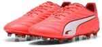 Fu&szlig;ballschuh PUMA "KING PRO FG/AG", Damen, Gr. 42, wei&szlig; (glowing rot, puma wei&szlig;,