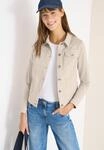 Jeansjacke CECIL, Damen, Gr. L (42), beige (dust beige), Denim/Jeans, Obermaterial: