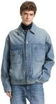 Jeansjacke TOM TAILOR DENIM, Herren, Gr. S, tinted blau denim, Denim/Jeans,