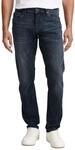 Tapered-fit-Jeans TOM TAILOR, Herren, Gr. 30, L&auml;nge 34, schwarz (blau...