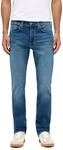 Slim-fit-Jeans MUSTANG, Herren, Gr. 31, L&auml;nge 32, blau (medium schwarz),