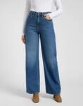 Weite Jeans LEE "STELLA", Damen, Gr. 30, L&auml;nge 31, blau (ink pool), Denim/Jeans,