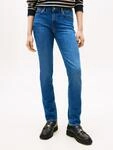 Slim-fit-Jeans TOMMY HILFIGER "DNM FLO SLIM RW", Damen, Gr. 29, L&auml;nge 30, blau
