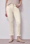 Slim-fit-Jeans STREET ONE "Style Tilly", Damen, Gr. 25, L&auml;nge 28, beige (ecru...