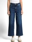 High-waist-Jeans TOM TAILOR "NELMA", Damen, Gr. 30, L&auml;nge 28, mid stone bright blau