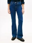Bootcut-Jeans TOMMY HILFIGER "FINN FLARE RW", Damen, Gr. 31, L&auml;nge 30, blau...
