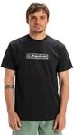 T-Shirt QUIKSILVER "Ev Sun Dagger", Herren, Gr. XS, schwarz, Obermaterial: 100%