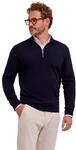 Strickpullover FALKE "Pure Merino Wool", Herren, Gr. L, night sky (6437),...