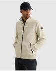 Sweatjacke PME LEGEND, Herren, Gr. 3XL, beige (bone wei&szlig;), Sweatware, Obermaterial: