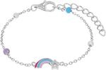 Armband PRINZESSIN LILLIFEE "Sternschnuppe-Motiv", silber (silberfarben, rosa, pink,
