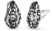 Paar Ohrstecker HAZE & GLORY "Ohrringe Ohrstecker Topas Wei&szlig; 925 Sterling Silber"