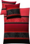 Bettw&auml;sche KLEINE WOLKE Gr. 1, rot, B/L: 135cm x 200cm, Mako-Satin, B/L: 80cm x