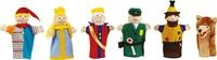Handpuppe ROBA "Kasperfiguren, 6-fach sortiert", bunt, Puppen, Kinder, Stoff,
