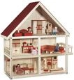 Puppenhaus ROBA "Villa Bunt", beige (natur), Puppenh&auml;user, KinderB:70cm H:74cm
