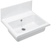 Waschbecken CORNAT, wei&szlig;, B:55cm H:38cm T:45cm, Kunststoff, Waschtische,