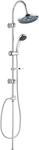Duschsystem EISL "SOMMERREGEN", grau (chromfarben), H:102cm, Kunststoff, Metall,