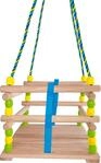Babyschaukelsitz HAPPY PEOPLE "Gitterschaukel", braun (holz), Schaukelsitze, Kinder,