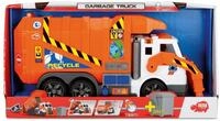 Spielzeug-M&uuml;llwagen DICKIE TOYS "Action Series Garbage Truck", orange,