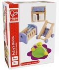 Puppenhausm&ouml;bel HAPE "Babyzimmer", bunt, Puppenm&ouml;bel, Kinder, Puppenhausm&ouml;bel