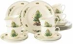 Geschirr-Set SELTMANN WEIDEN "Kaffeeservice Marieluise Weihnachten 18er Set bunt",