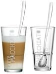 Latte-Macchiato-Glas RITZENHOFF & BREKER "Latte Macchiato Gl&auml;ser + L&ouml;ffel Lena 350