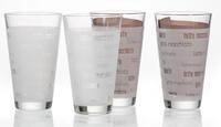Latte-Macchiato-Glas RITZENHOFF & BREKER "Chicco", wei&szlig; (transparent, wei&szlig;), 330ml,