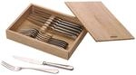 Besteck-Set VILLEROY & BOCH "Steakbesteck Oscar 12er Set silber", silber,