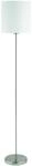 EGLO Stehlampe "PASTERI Stehlampe - Stoff - Stahl - E27 - 1X60W - IP20", silber