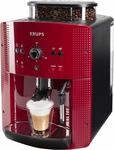 KRUPS Kaffeevollautomat "EA8107 Arabica", rot (bordeaux), B:28,7cm H:48,3cm...