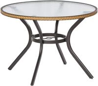 Gartentisch MERXX "Ravenna", beige (natur), B:90cm H:73,5cm T:46cm, Tische,