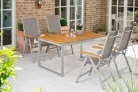 Garten-Essgruppe MERXX "Naxos", beige (natur), Obermaterial: 100% Polyester,