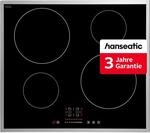HANSEATIC Induktions-Kochfeld, schwarz, B:59cm H:6cm T:52cm, Kochfelder, inkl. 3