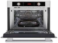 EXQUISIT Einbau-Mikrowelle "EBM 4544 Hi", schwarz, inox, Mikrowellen, Egal ob...