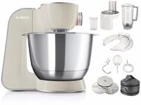 BOSCH K&uuml;chenmaschine "Serie 4 MUM58L20, Durchlaufschnitzler, Mixer, grau", grau